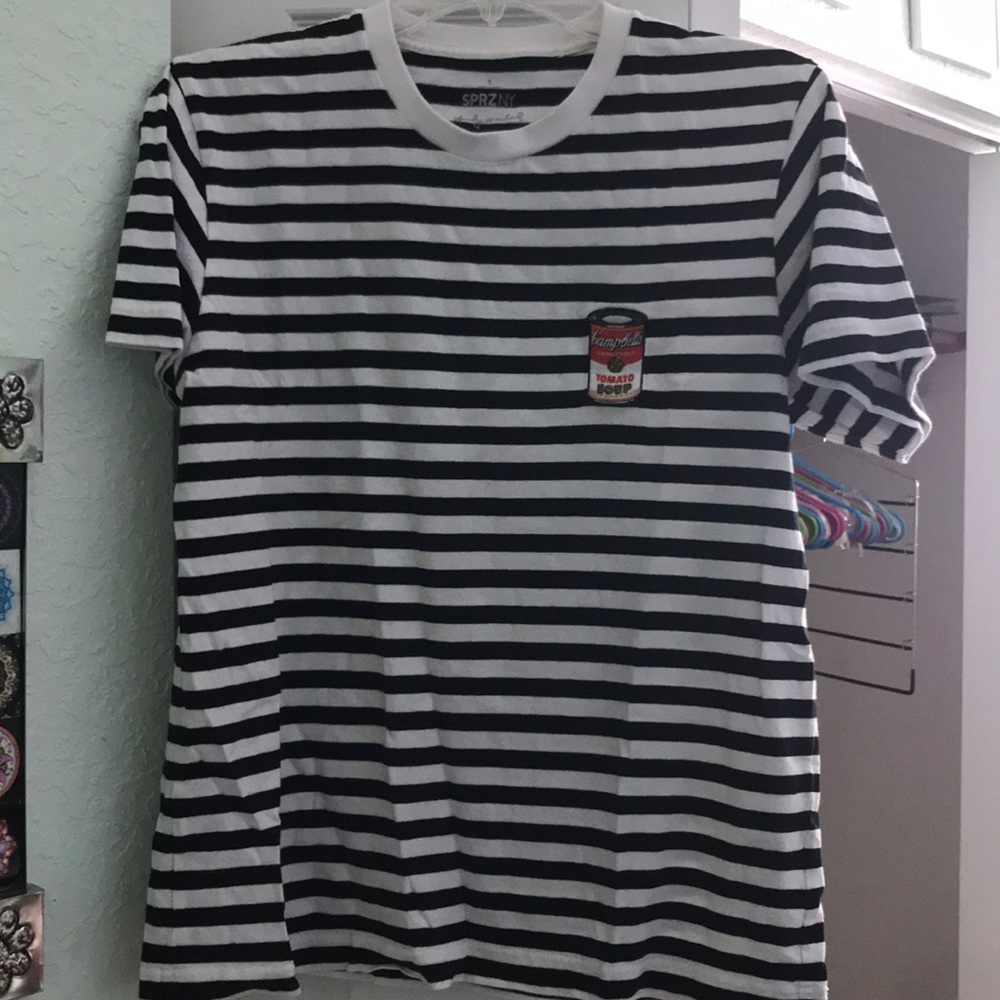 Stripe Andy Warhol TShirt
